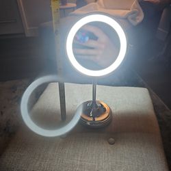 Magnified Lighted Make-Up Mirror