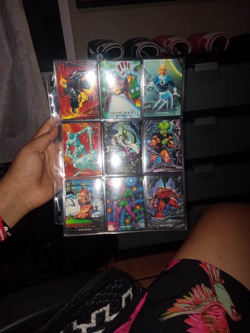 1992 Marvel Masterpieces Trading Cards