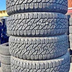 275 60 20 Goodyear Tires Con 80% De Vida Las 4tires 