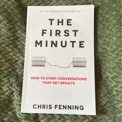 The First Minute By Chris Fenning