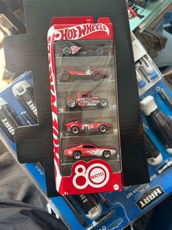 Hot Wheels Mattel 80 Anniversary 5-Pack BONE SHAKER TWIN MILL Red
