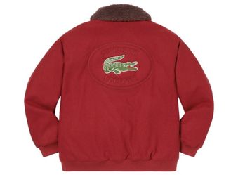 Supreme Lacoste Wool jacket large for Sale in Long Beach, CA