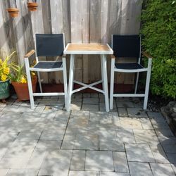 Bistro Style Patio Chairs And Table