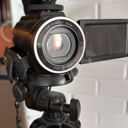 Video Camera + Tripod
