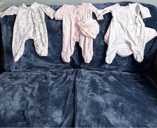 Infant girl sleeper clothing bundle