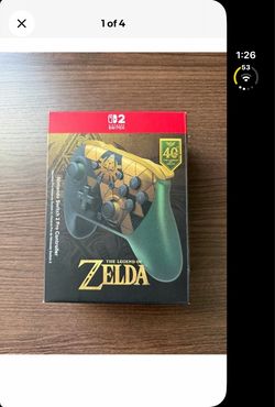 Nintendo Switch 2 Pro Controller Legend Zelda 40th Anniversary Edition IN HAND