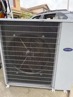 Carrier ac condenser hvac.