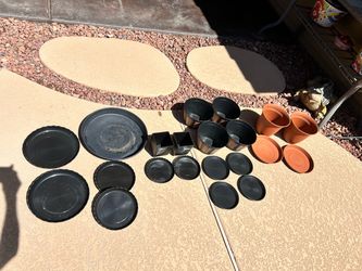 Gardening Pots and Saucers