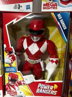 PLAYSKOOL HEROS POWER RANGER MEGA MIGHTIES RED RANGER HASBRO NEW