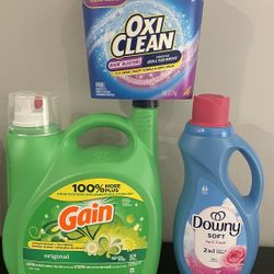 Gain oxi clean laundry detergent bundle $30