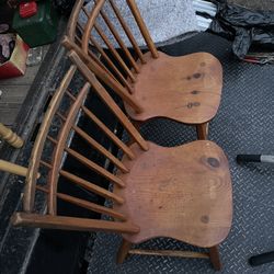 Rustic Wooden Chairs