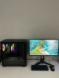🔥 Complete Gaming Setup – RTX 4060 Gaming PC + 27” Curved Monitor + Mechanical Keyboard, Mouse🔥