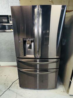 LG acero inoxidable negro 36X69X24 un recibo frigorífico por 90 días de garantía