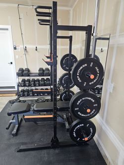 Grind Fitness Alpha2000 Squat Rack + Dip Bar Attachment
