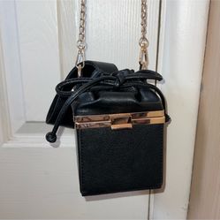 Small Black Square Purse