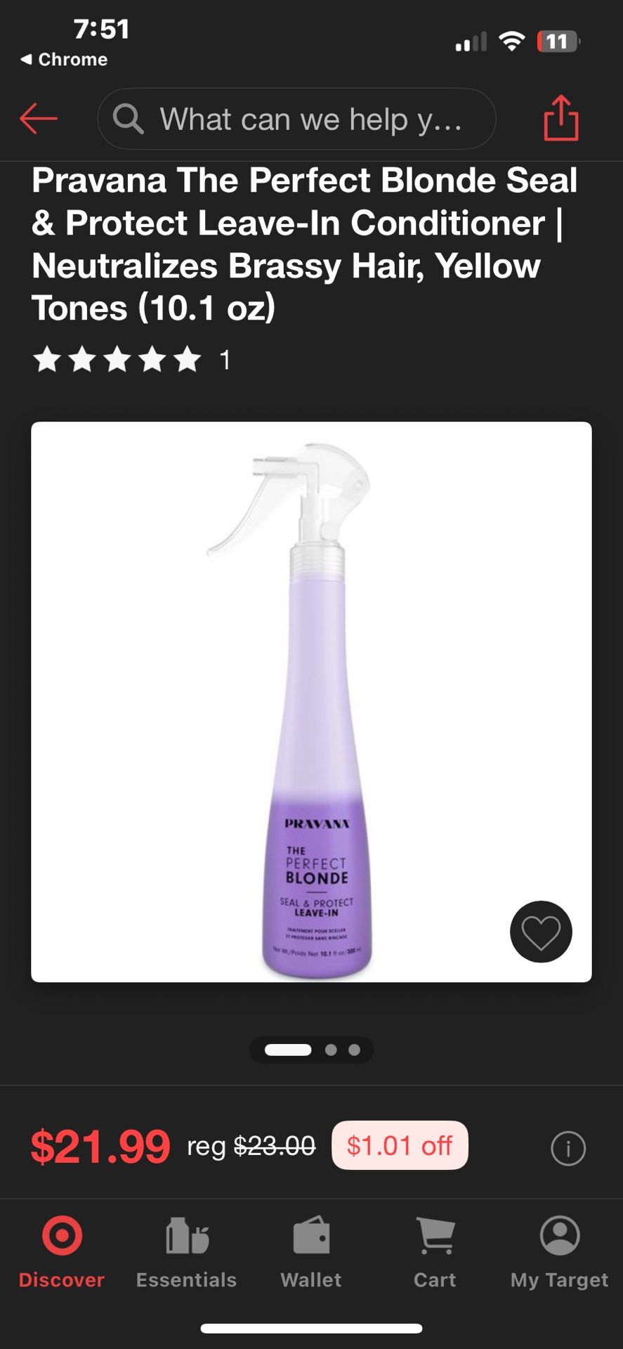 Pravana Blonde Hair Treatment