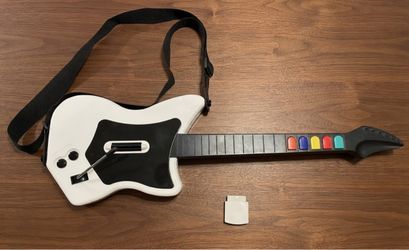 PlayStation 2 Guitar Hero Controller with Dongle - Tested & Working!