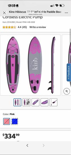 Kino Hibiscus 11' 6" Inflatable Paddle Board Package with Cordless Electric Pump