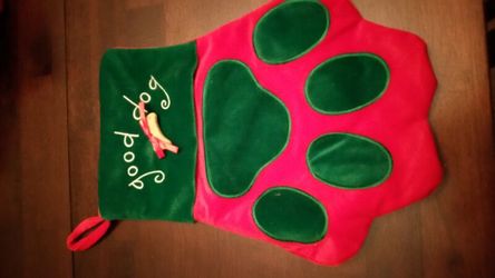 Brand new dog Christmas stocking