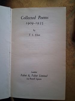 Collected Poems,1(contact info removed),TS Elliot