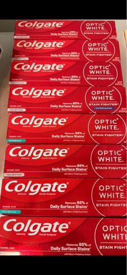 Colgate optic white large size 4/$10