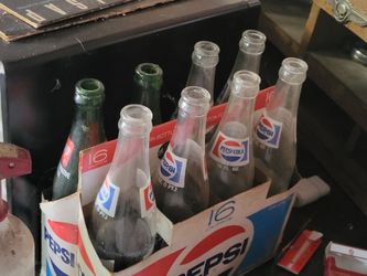 Old Collectable Pepsi Bottles 