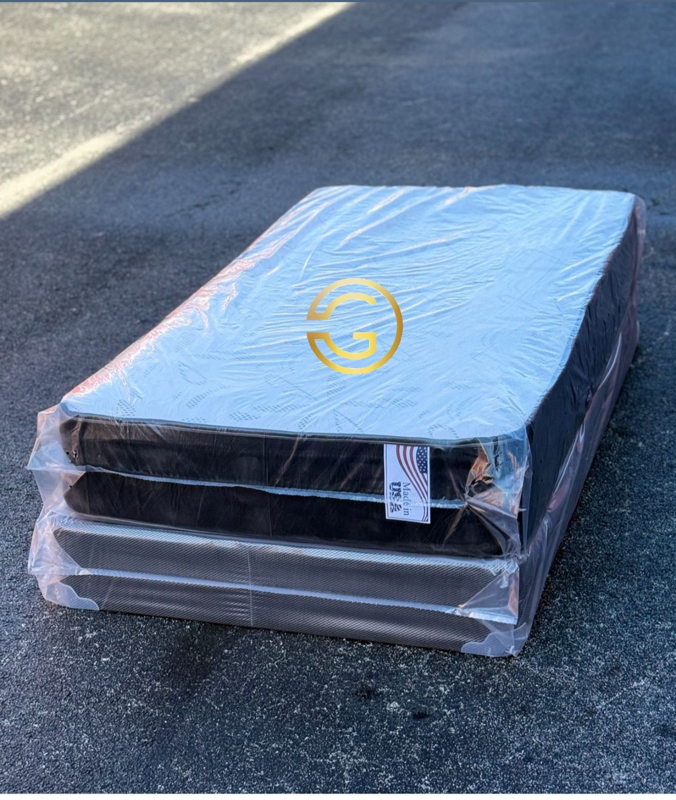 New Twin Size Mattress And Box Spring Set // We Offer 🚚