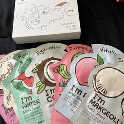 Jade Roller, Gua Sha Stone, & Face Masks 