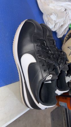 Nike Cortez Black White Leather Sneakers