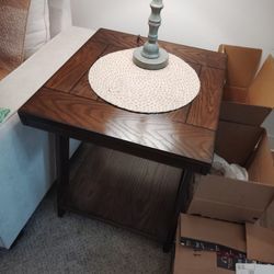 Coffee table with two side tables set