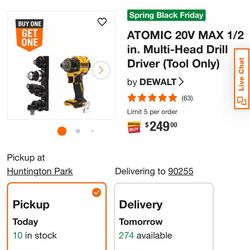 Dewalt Multi head combo kit