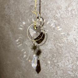 Heart, Sun, And Moon Sun Catcher