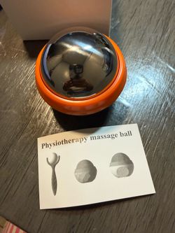 Cold Massage Roller Ball, Stainless Steel Massage Ball for Cold & Heat Therapy Relief, Roller for Muscles Deep Tissue