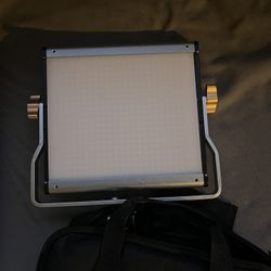 Large LED Video Light Panel on Stand – Excellent for Streaming/Video