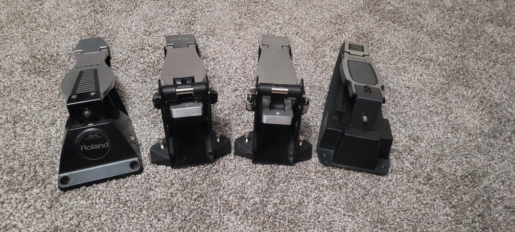 Various Electronic Drum Pedals