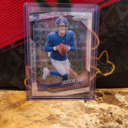 2025 Panini Prizm Football. Jaxson Dart Lazer #332