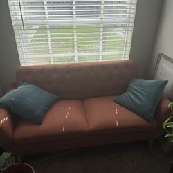 Orange MCM Couch