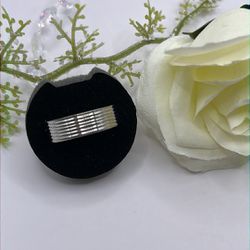 Stainless steel ribbed ring