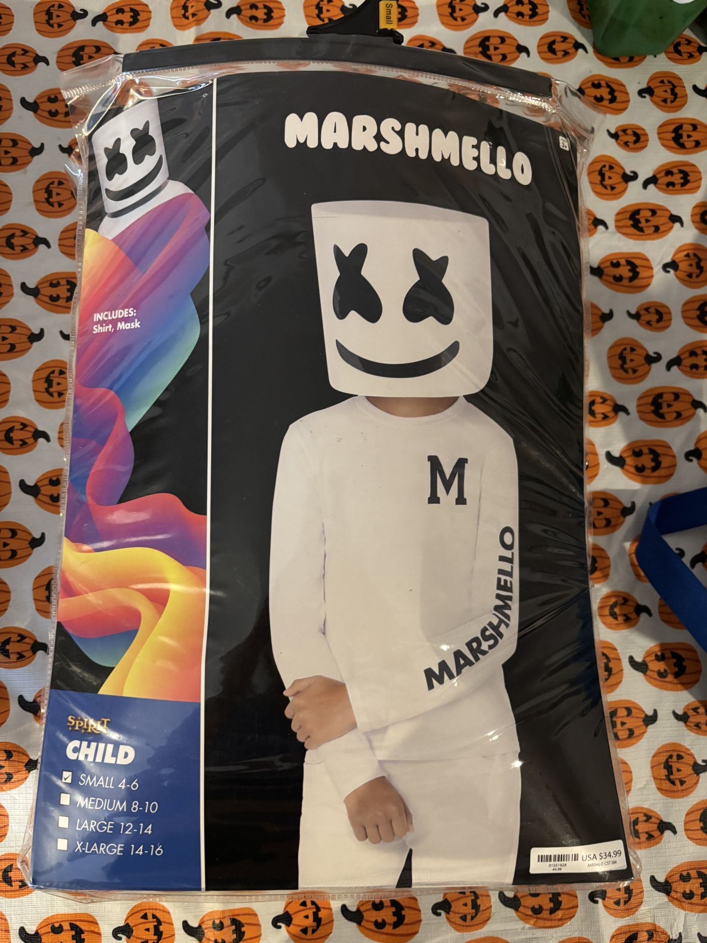 Marshmello Costume Kid size 6-8
