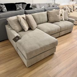 New Grey Modular Sectional