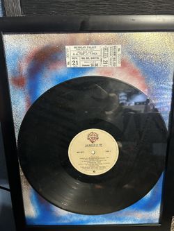 Zztop Album And Concert Ticket 