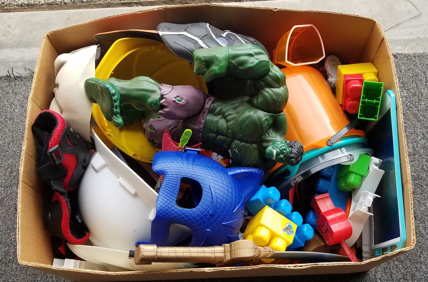 kids toys, masks, buckets, Misc