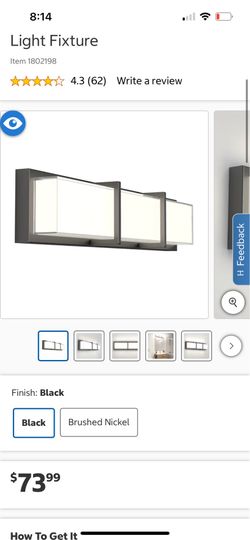 Artika Subway 2 LED Vanity Light - Brand New