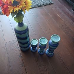 Vase & Candle Holders 