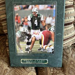 Brett Favre New York Jets Plaque 