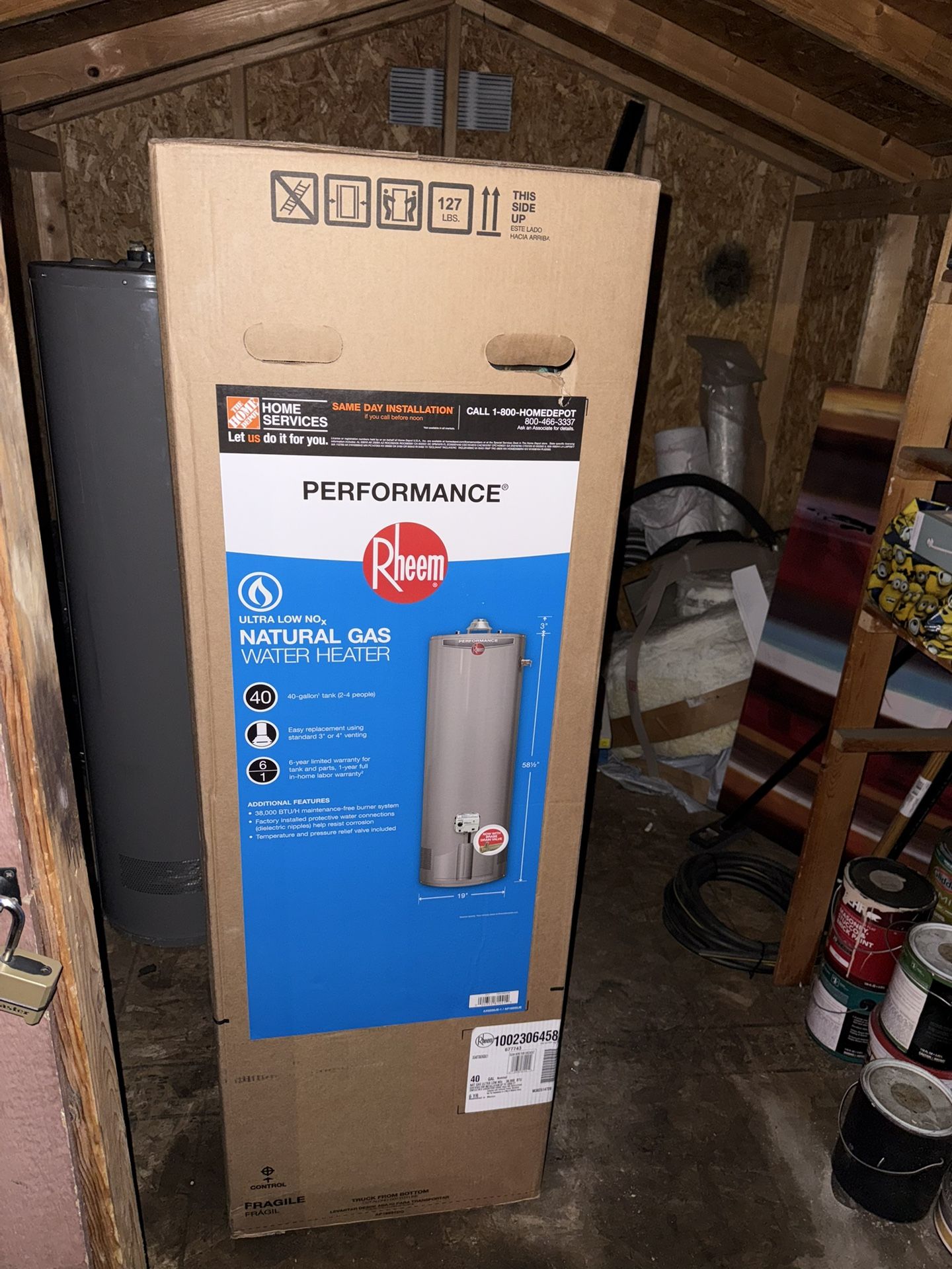 Water Heater 40 Gal.