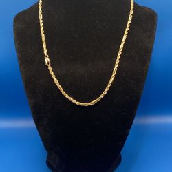 10kt Milano necklace semi-solid 4.7g 18in
