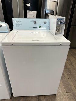 Whirpool Top Load Commercial Washer Coin Operated Take It Home In Payments •$0 Initial Payment PLEASE READ DESCRIPTION