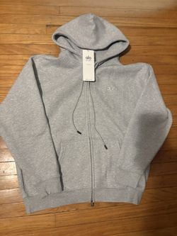 grey alo zip up