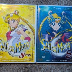 2 Uncut Sailor Moon DVDs (S and Super S)